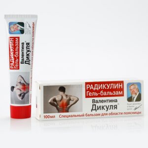 Ruski preparat RADIKULIN gel balzam - za bolove u leđima Valentina Dikulja 100ml