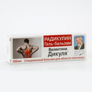 Ruski preparat RADIKULIN gel balzam - za bolove u leđima Valentina Dikulja