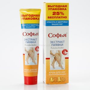 Ruski preparat SOFIJA Ekstrakt pijavice - krem za noge 125 ml u tubi
